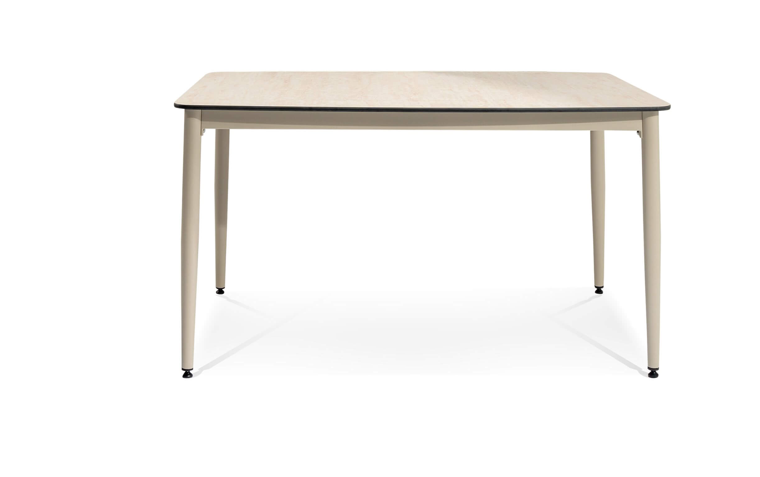 Gartenessgruppe EFE DINNING 90/180 Set 6 creme/weiß/grau