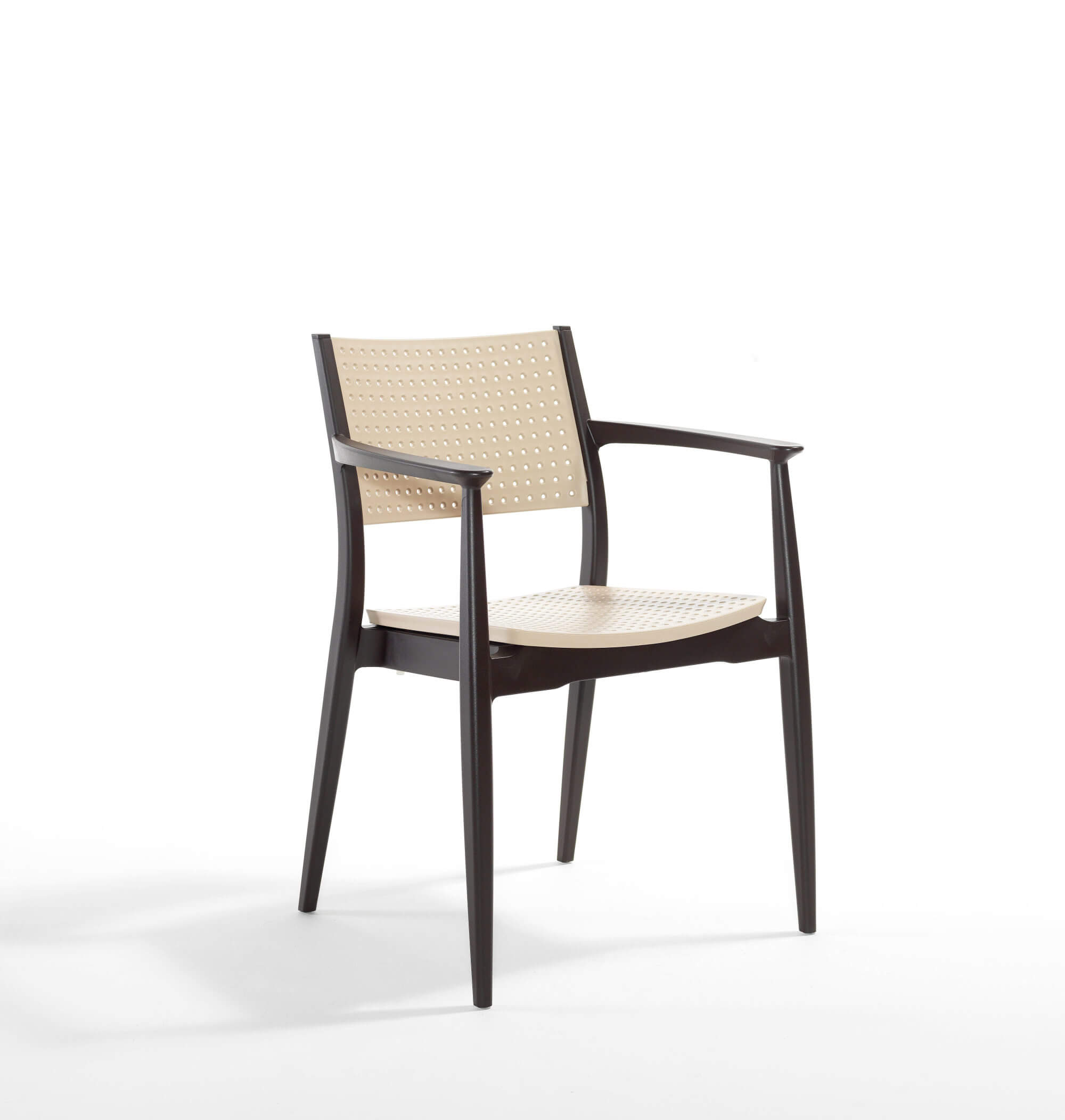 Gartenessgruppe SEGINUS Set 4 braun/cappuccino
