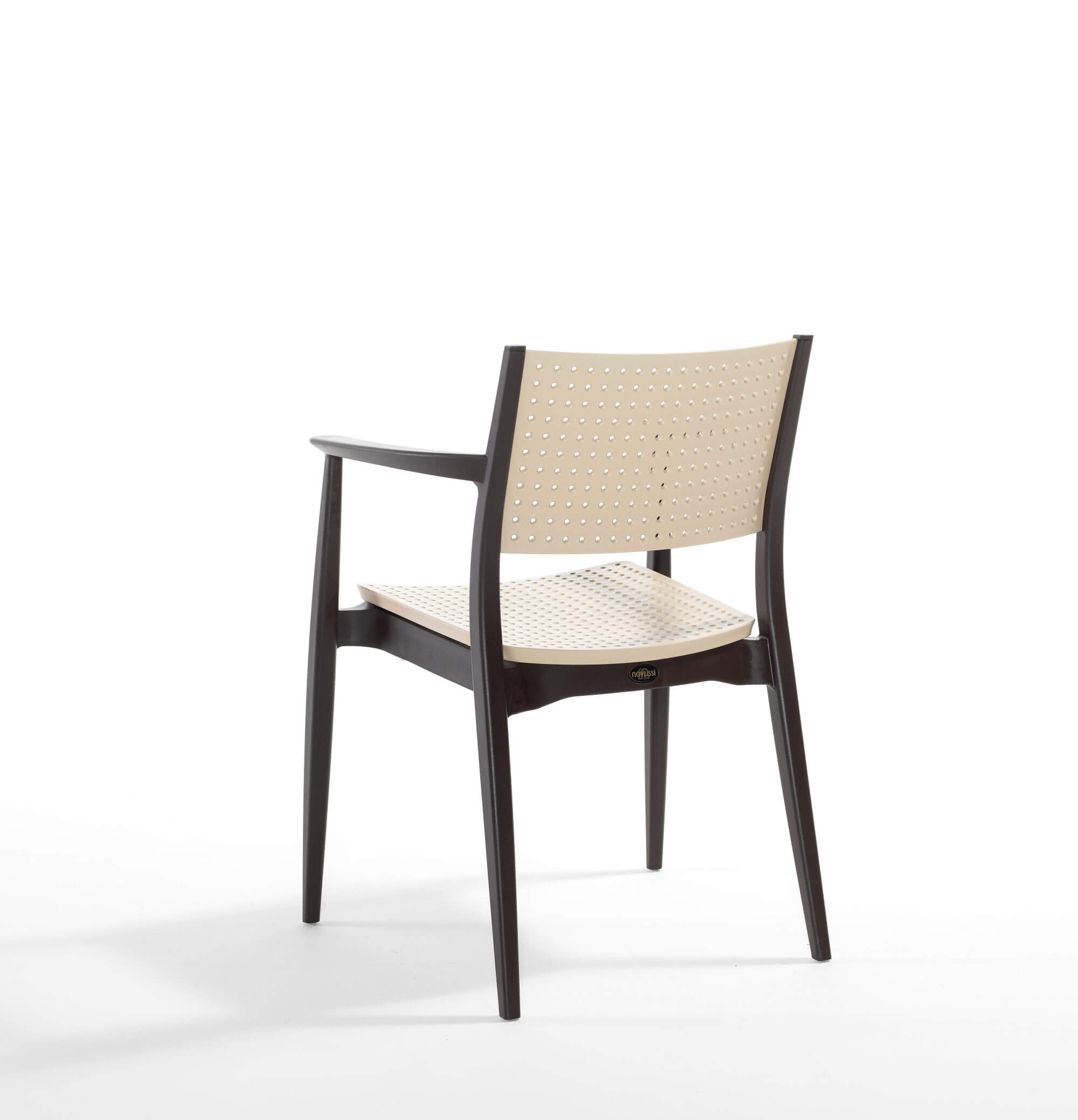 Gartenessgruppe SEGINUS Set 4 braun/cappuccino